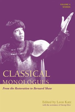 Classical Monologues - Katz, Leon