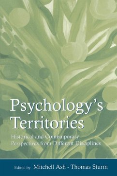 Psychology's Territories - Ash, Mitchell; Sturm, Thomas