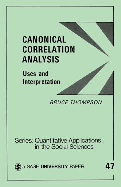 Canonical Correlation Analysis - Thompson, Bruce