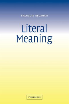 Literal Meaning - Recanati, Francois