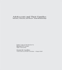 Adolescents and Their Families - Lerner, Richard M; Castellino, Domini R