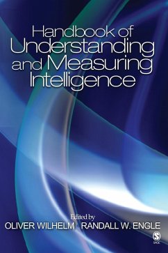 Handbook of Understanding and Measuring Intelligence - Wilhelm, Oliver; Engle, Randall W.