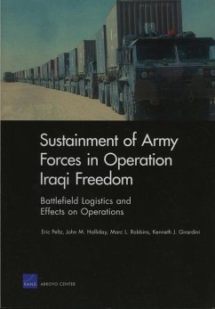 Sustainment of Army Forces in Operation Iraqi Freedom - Peltz, Eric