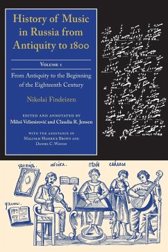 History of Music in Russia from Antiquity to 1800, Vol. 1 - Findeizen, Nikolai
