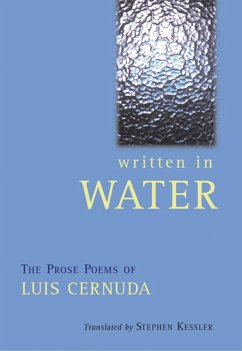 Written in Water - Cernuda, Luis