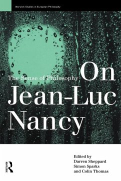 On Jean-Luc Nancy - Sheppard, Darren / Sparks, Simon (eds.)