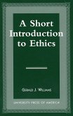 A Short Introduction to Ethics