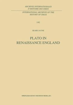 Plato in Renaissance England - Jayne, S.