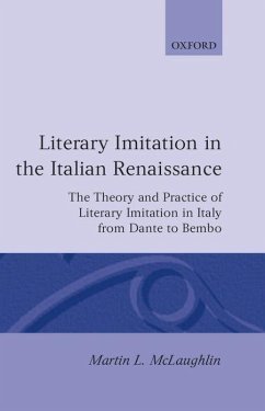 Literary Imitation in the Italian Renaissance - McLaughlin, Martin L