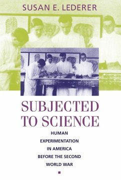 Subjected to Science - Lederer, Susan E