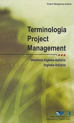 Terminologia del Project Management/Project Management Terminology - Herausgeber: Project Management Institute