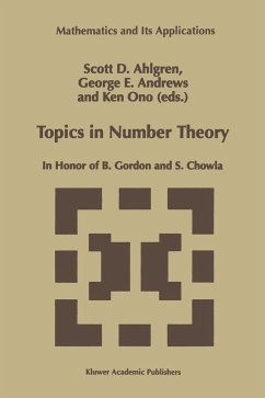 Topics in Number Theory - Ahlgren, Scott D. / Andrews, George E. / Ono, Ken (Hgg.)