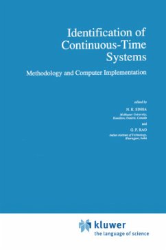 Identification of Continuous-Time Systems - Sinha, N.K. / Rao, G.P. (Hgg.)