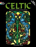 Celtic Stained Glass Coloring Book