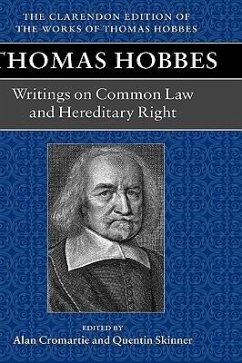 Writings on Common Law and Hereditary Right - Hobbes, Thomas