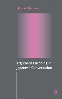 Argument Encoding in Japanese Conversation - Shimojo, M.