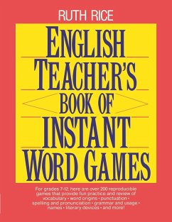 English Teacher's Book of Instant Word Games - Rice, Ruth