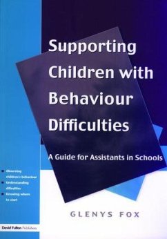 Supporting Children with Behaviour Difficulties - Fox, Glenys