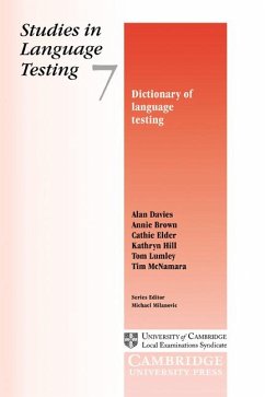 Dictionary of Language Testing - Davies, Alan; Brown, Annie; Elder, Cathie