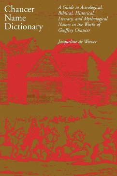 Cover Chaucer Name Dictionary