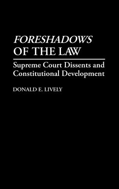 Foreshadows of the Law - Lively, Donald E.