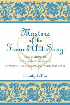 Masters of the French Art Song - Levan, Timothy