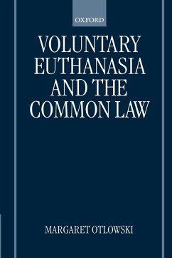 Cover Voluntary Euthanasia and the Common Law
