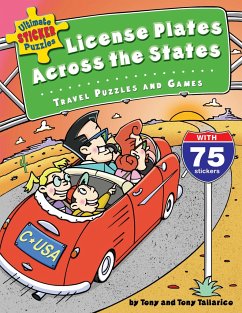 Ultimate Sticker Puzzles: License Plates Across the States: Travel Puzzles and Games [With 75 Stickers] - Tallarico, Tony