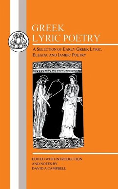 Cover Greek Lyric Poetry