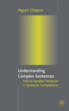 Understanding Complex Sentences - Chipere, N.