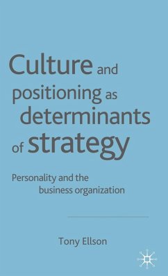 Cover Culture and Positioning as Determinants of Strategy