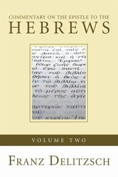 Commentary on the Epistle to the Hebrews, 2 Volumes - Delitzsch, Franz
