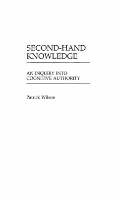 Second-Hand Knowledge - Wilson, Patrick