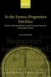 At the Syntax-Pragmatics Interface - Bild 1