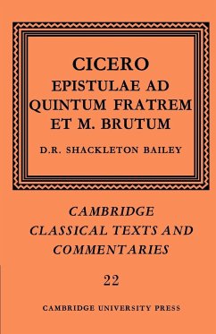 Cicero - Shackleton Bailey, D. R.; Cicero; Cicero, Marcus Tullius