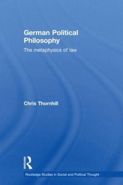 German Political Philosophy - Thornhill, Chris