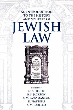 An Introduction to the History and Sources of Jewish Law - Hecht, Neil S.