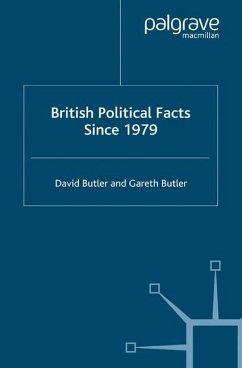 British Political Facts Since 1979 - Butler, D.