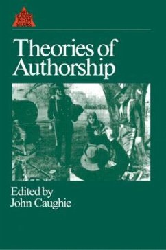 Theories of Authorship - Caughie, John