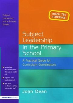 Subject Leadership in the Primary School - Dean, Joan