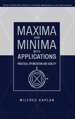 Maxima and Minima with Applications - Kaplan, Wilfred
