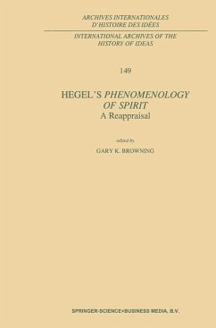 Hegel¿s Phenomenology of Spirit: A Reappraisal - Browning, G.K. (Hrsg.)