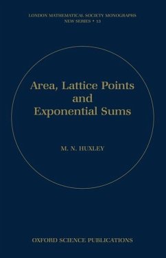 Area, Lattice Points and Exponential Sums - Huxley, M N