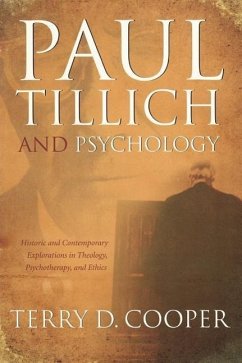 Paul Tillich and Psychology - Cooper, Terry D.