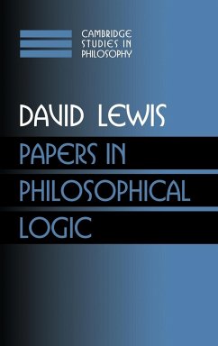 Papers in Philosophical Logic - Lewis, David