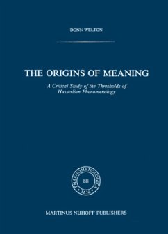 The Origins of Meaning - Welton, D.