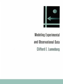 Modeling Experimental and Observational Data - Lunneborg, Clifford E.