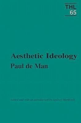 Aesthetic Ideology Aesthetic Ideology