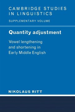 Quantity Adjustment - Ritt, Nikolaus (Universitat Wien, Austria)