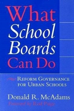 What School Boards Can Do - McAdams, Donald R